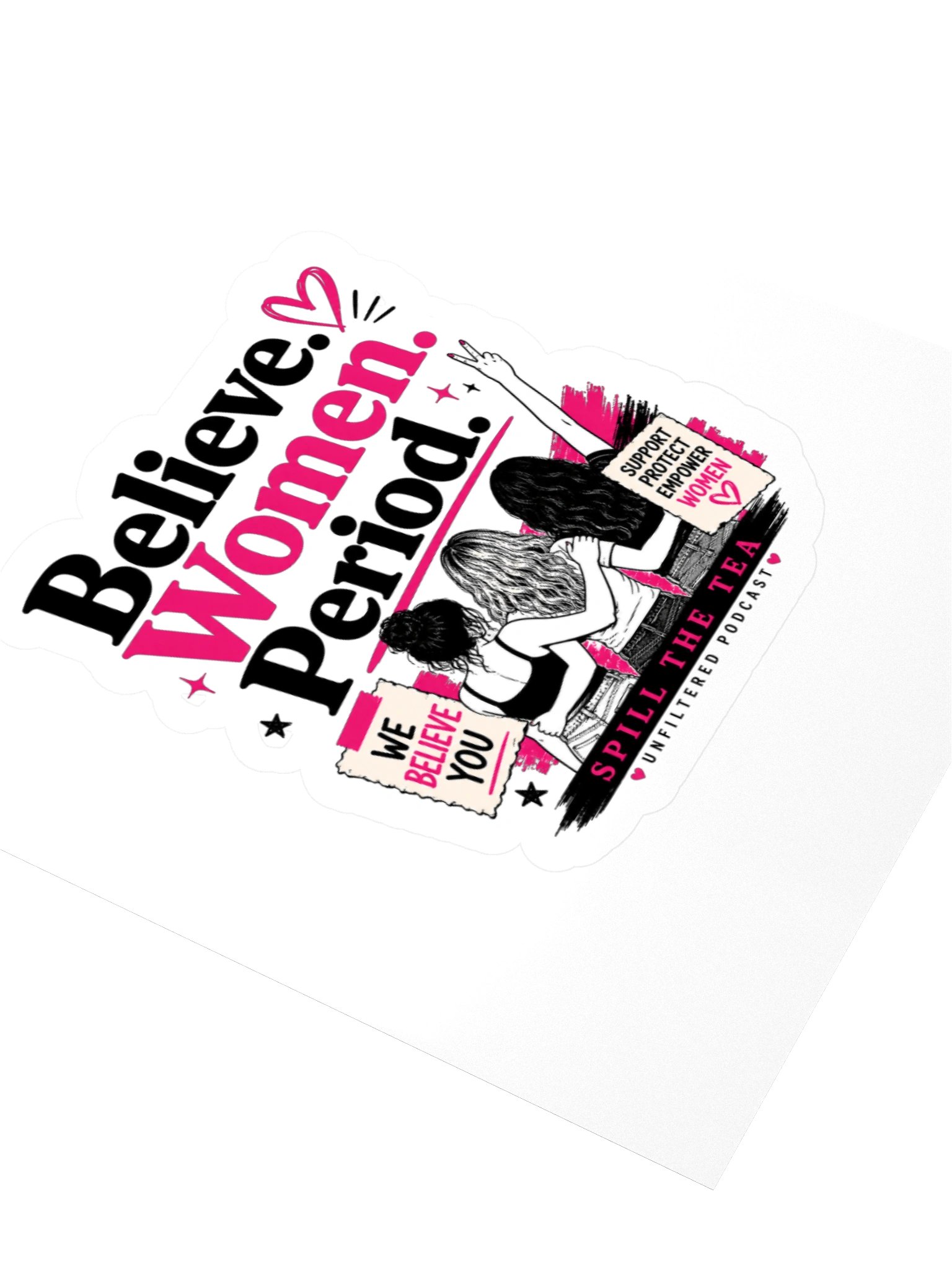 Women. Believe. Empower. Kiss Cut Sticker product image (3)