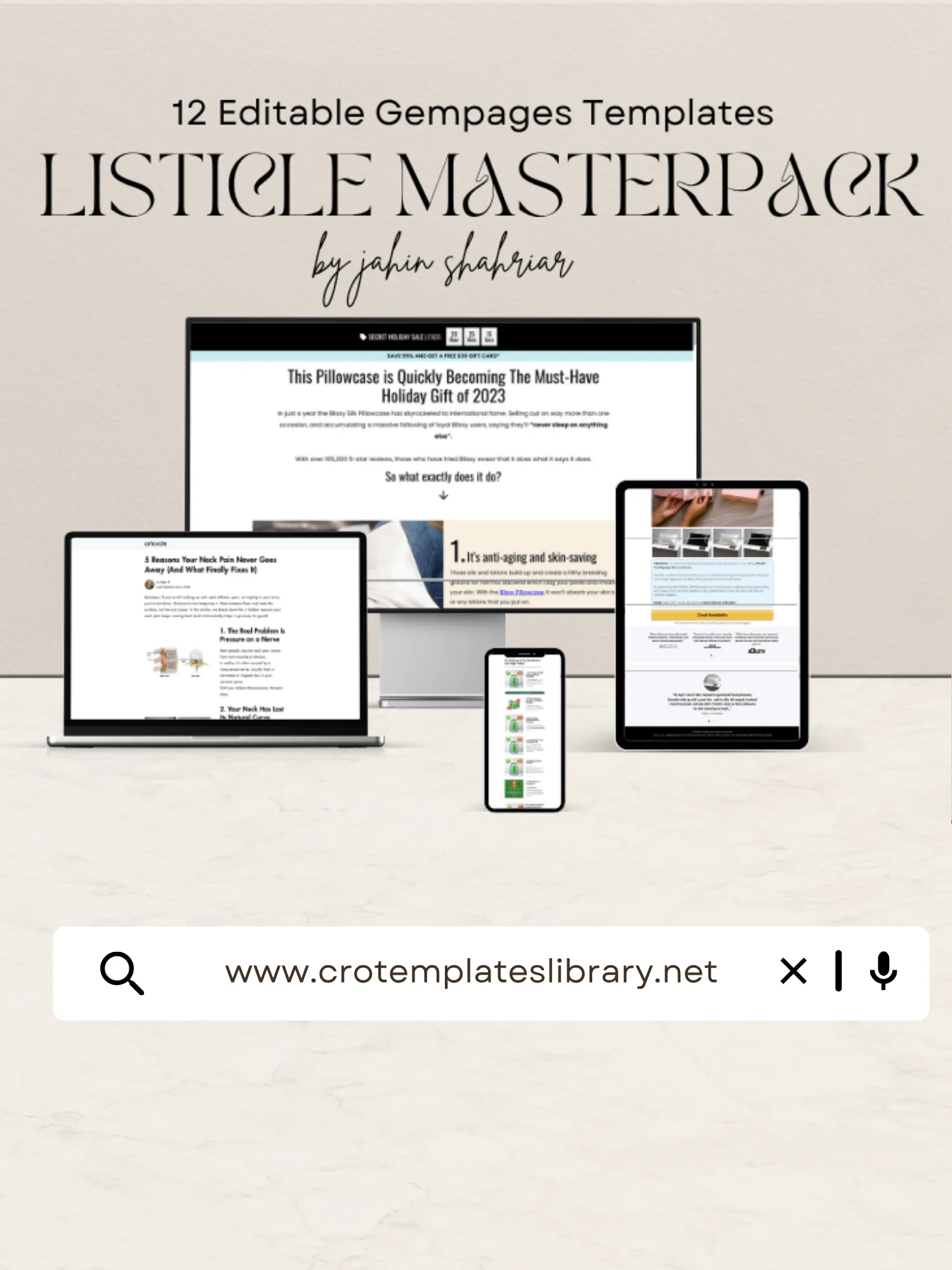 12 Gempages Listicle Templates MasterPack product image (1)