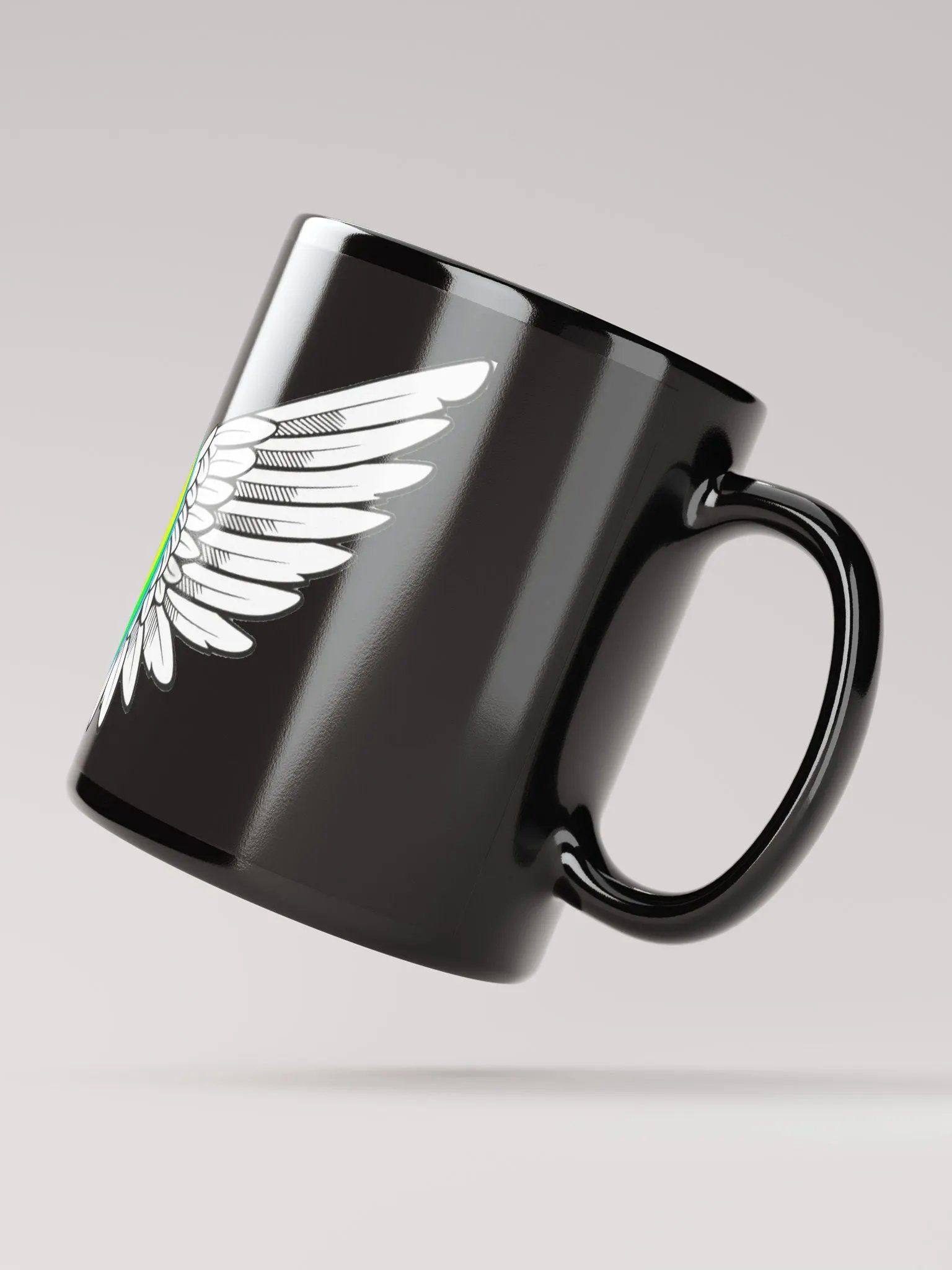Black Angel Wing Mug product image (3)