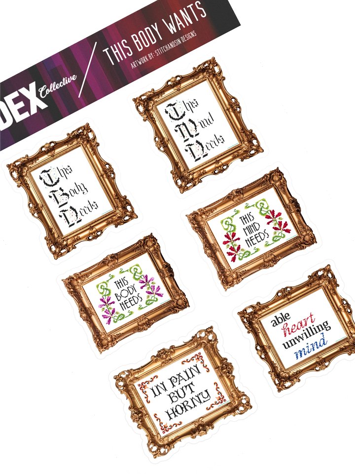 This Body Wants - Kiss Cut Sticker Sheet product image (1)