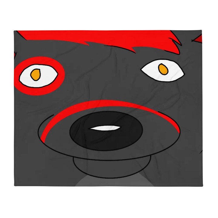 Fury No Thoughts Throw Blanket product image (2)