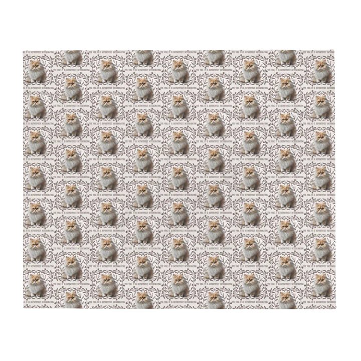 KC, The Vibe Is Deteriorating (floofy cat), Blanket product image (2)