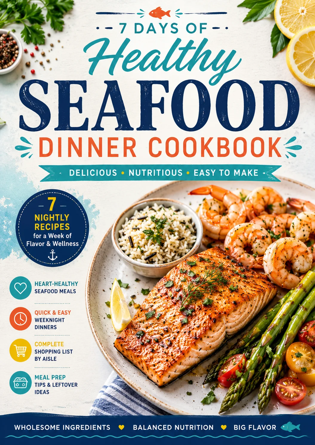 7 Day Healthy Seafood Menu Planner product image (1)