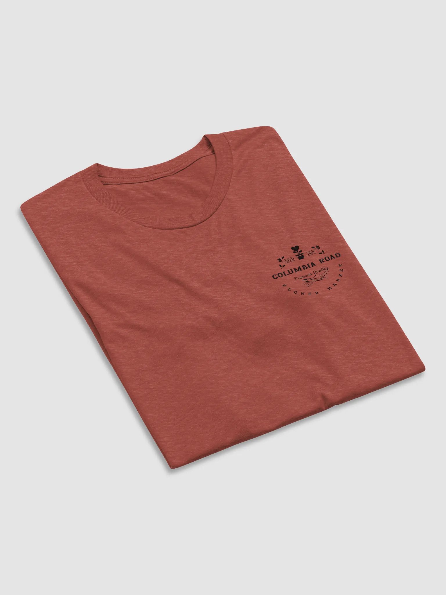 Columbia Road Market Triblend Short Sleeve T-Shirt (Clay) product image (5)
