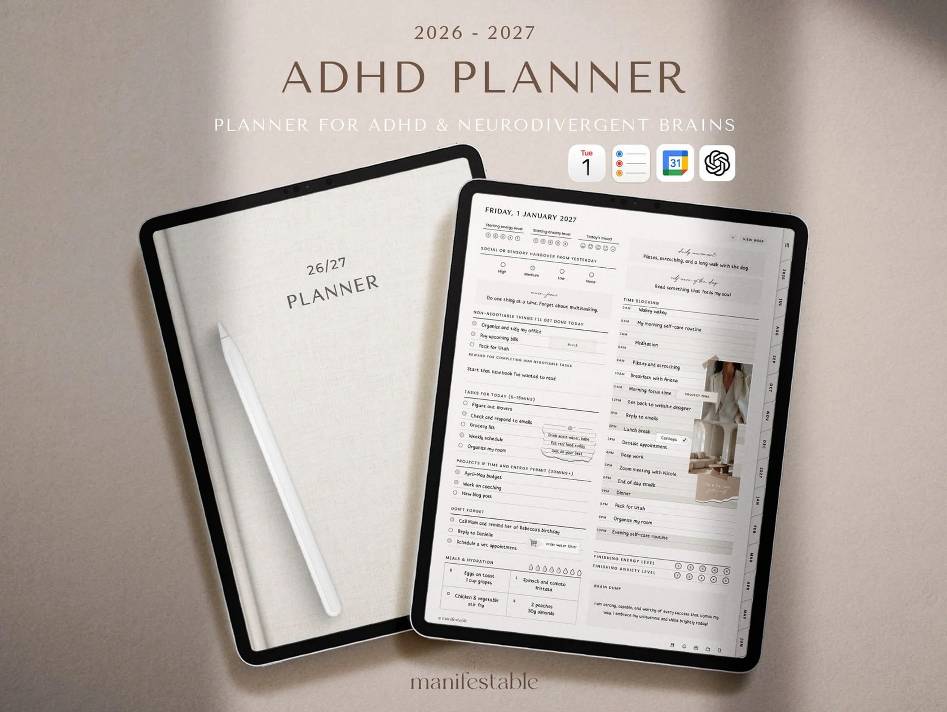 The ADHD Planner 2026–2027 product image (1)