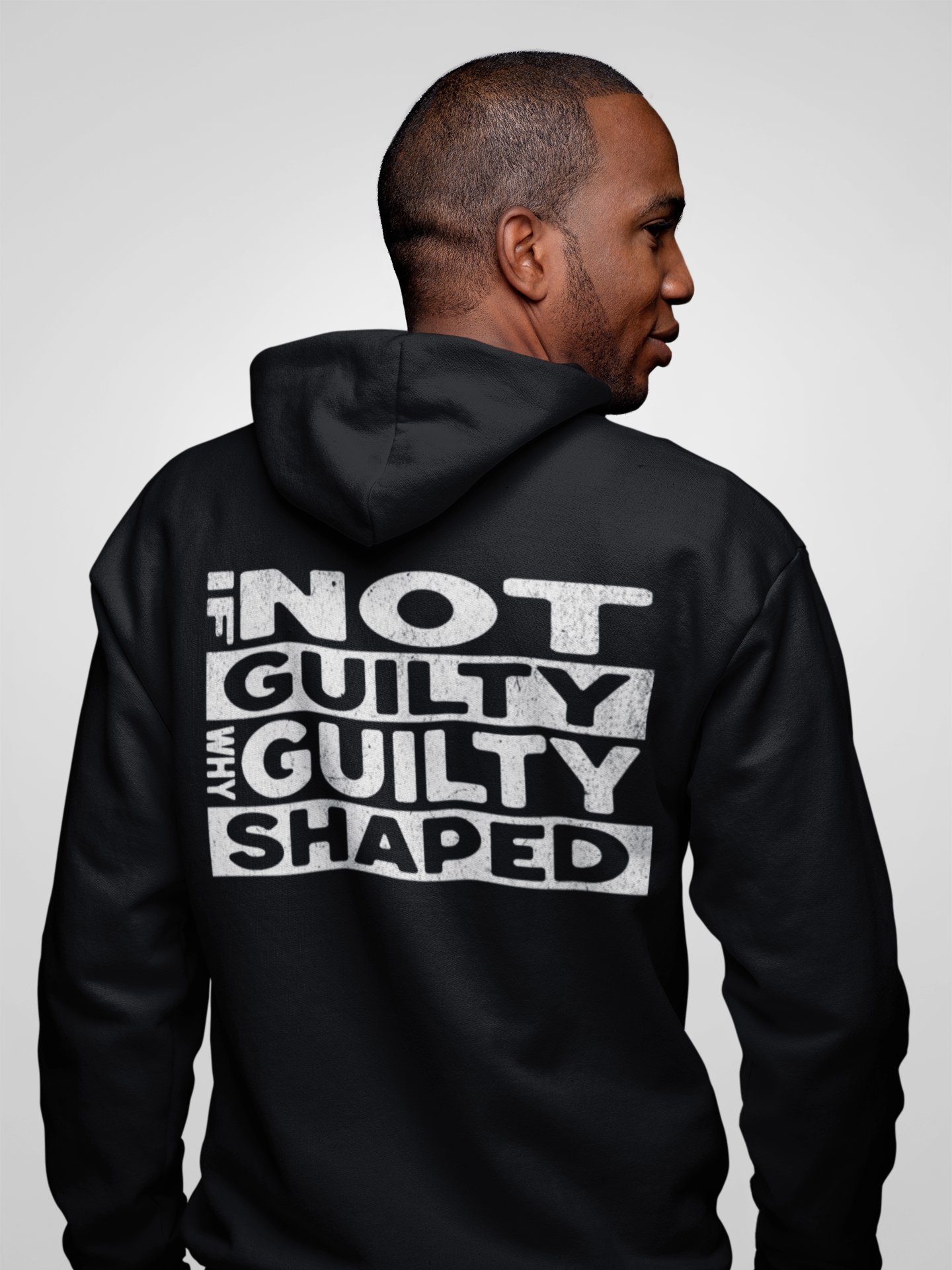 If Not Guilty, Why Guilty Shaped Zip Hoodie product image (24)