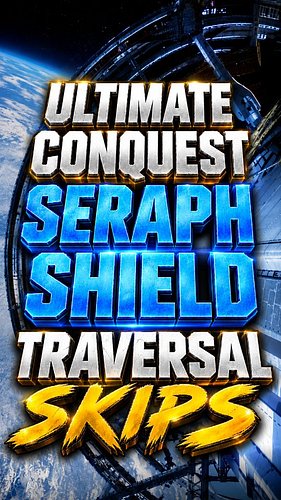 Here are three Seraph Shield traversal skips for the Ultimate Conquest. Hope this helps!

#Destiny #Destiny2 #bungie #seraphs...