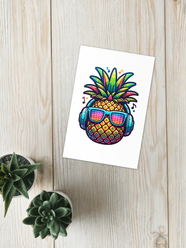 Funky Pineapple Greeting Card product image (2)