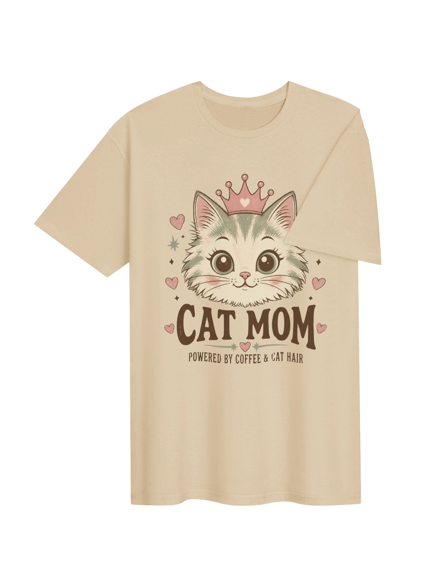 Cat Mom Shirt, Funny Cat Lover Tee, Gift For Cat Mom, Cute Cat Coffee Shirt product image (22)