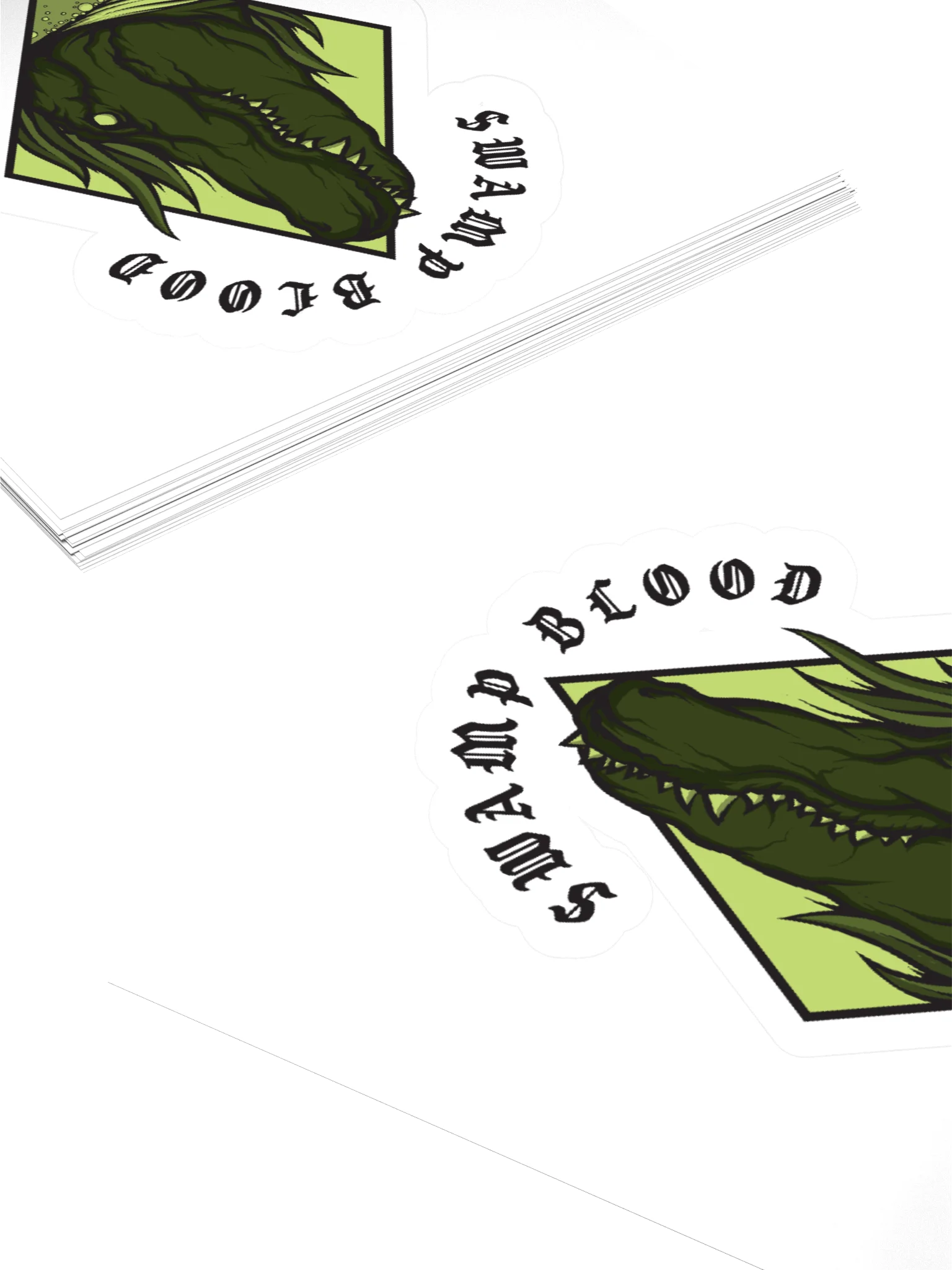 Swamp Blood Kiss Cut Stickers product image (11)