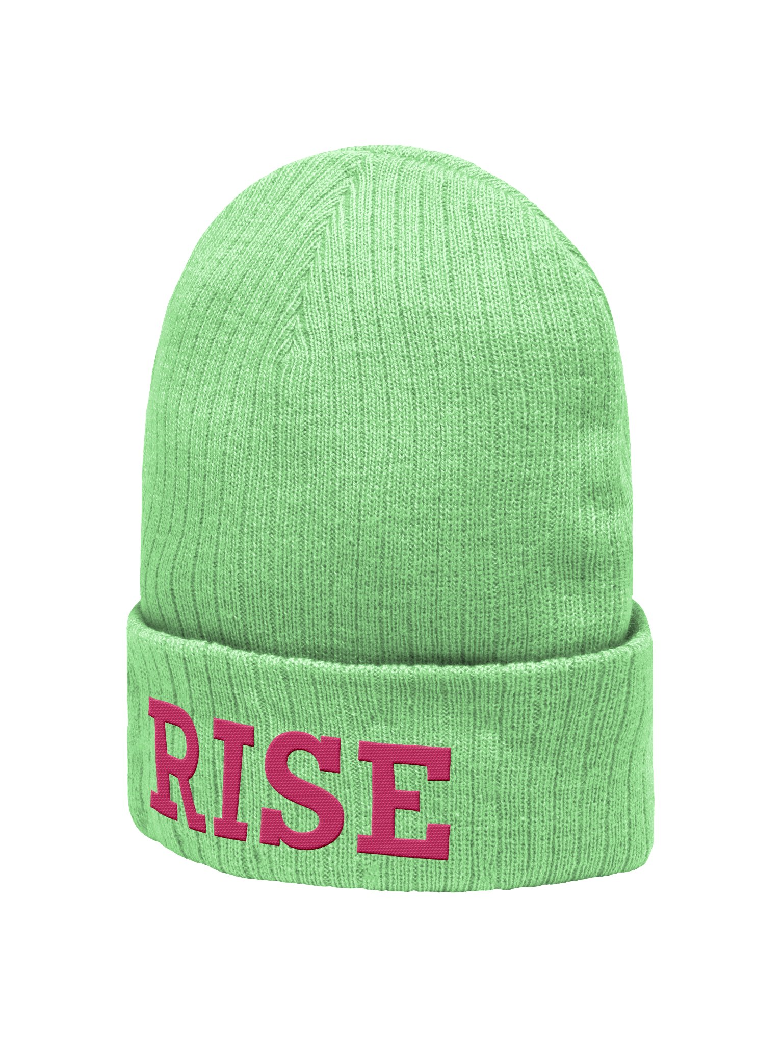 RISE Embroidered Beanie [PINK ver.] product image (2)