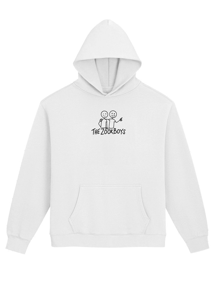 TheZookBoys Stick Figure Oversized Hoodie (Black Logo) product image (1)