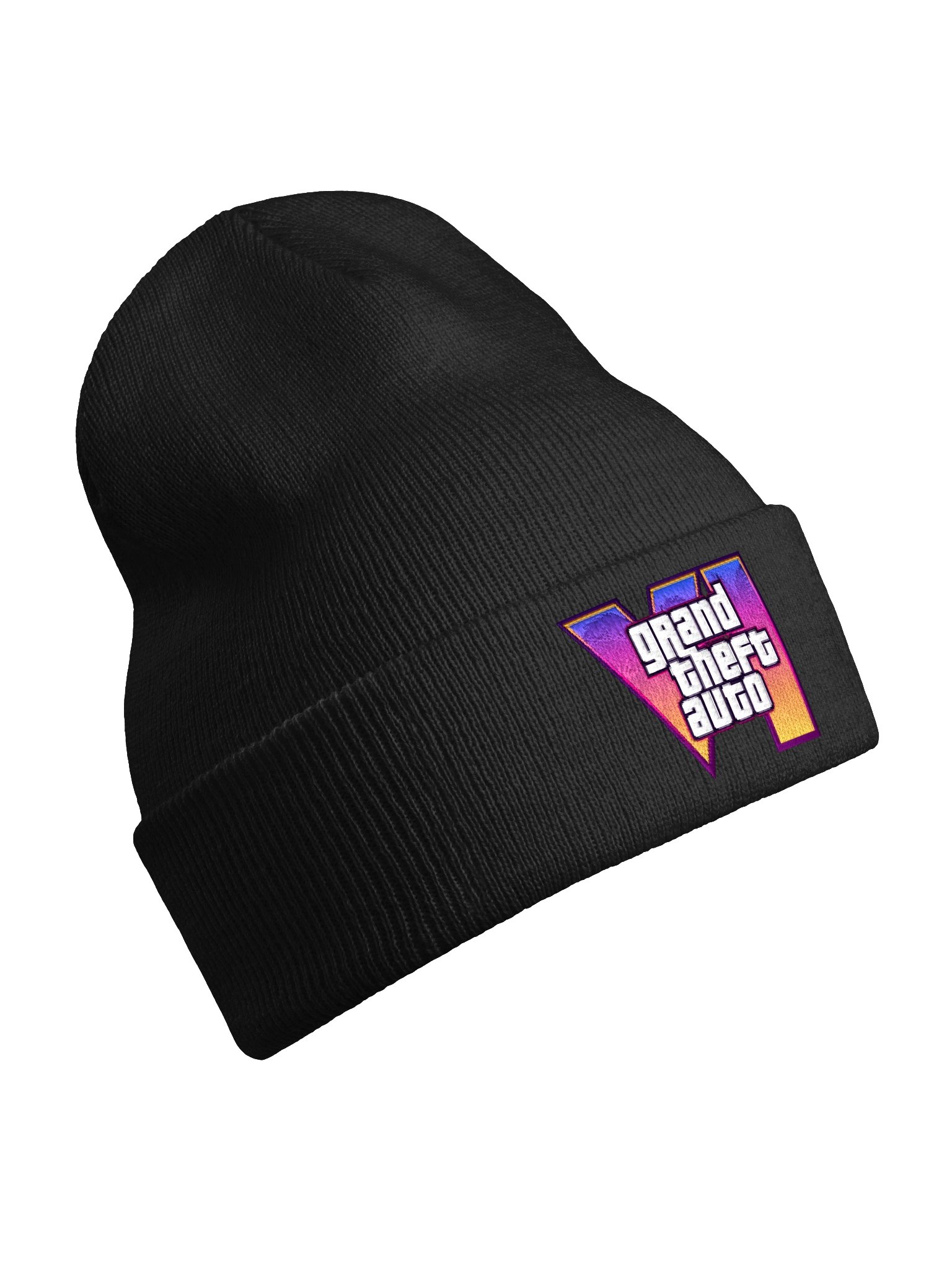GTA VI Logo Embroidered Beanie Fan Made product image (68)