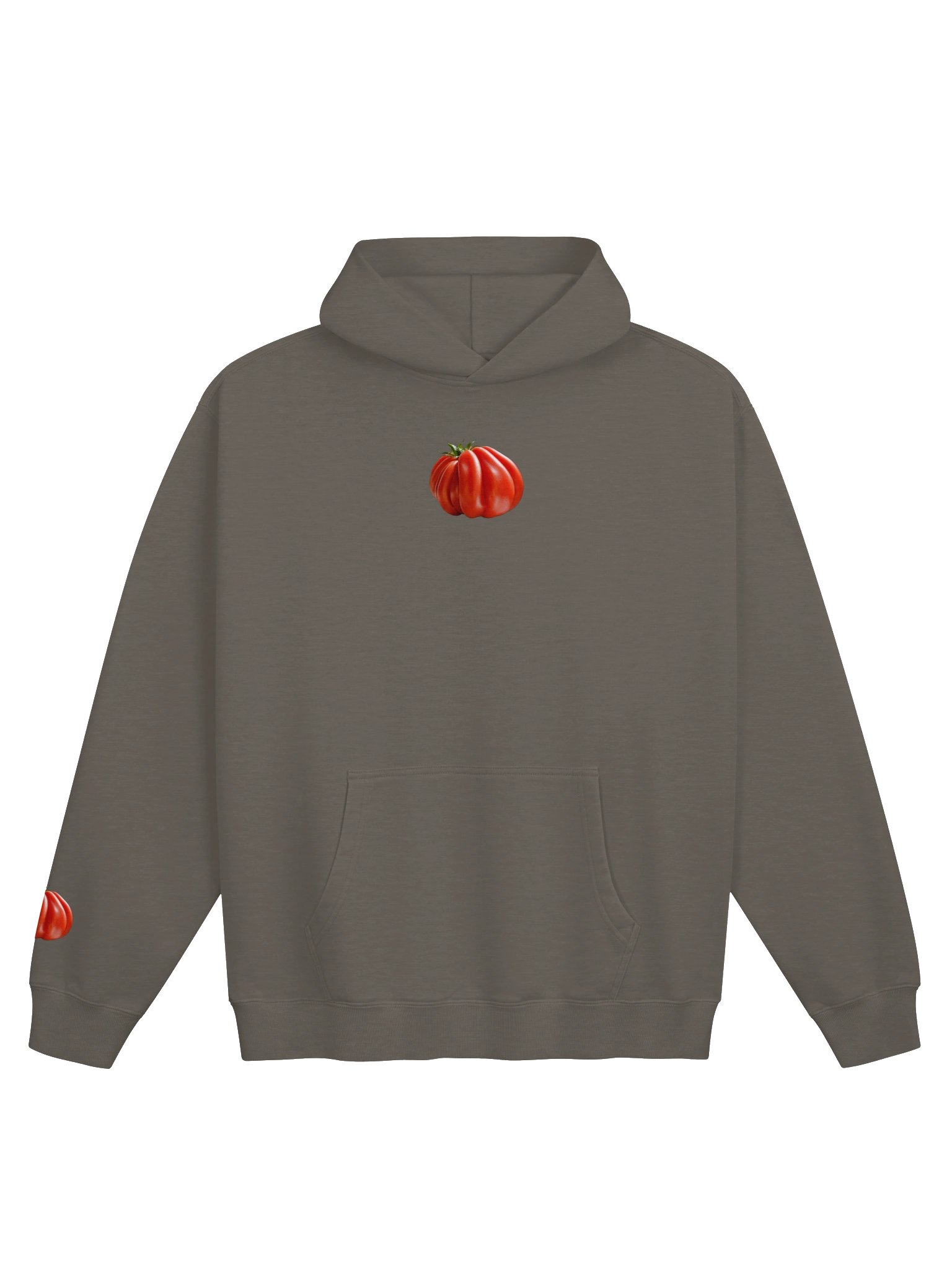 Heirloom Tomato Faded Hoodie | Men's Black Vintage-Wash Hoodie from Original Photo product image (10)