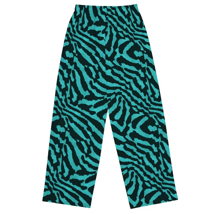 Teal Zebra Pants product image (2)