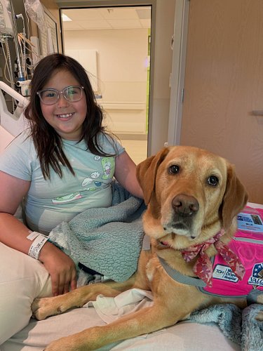 It was a pleasure meeting Millie at the Hospital Today!