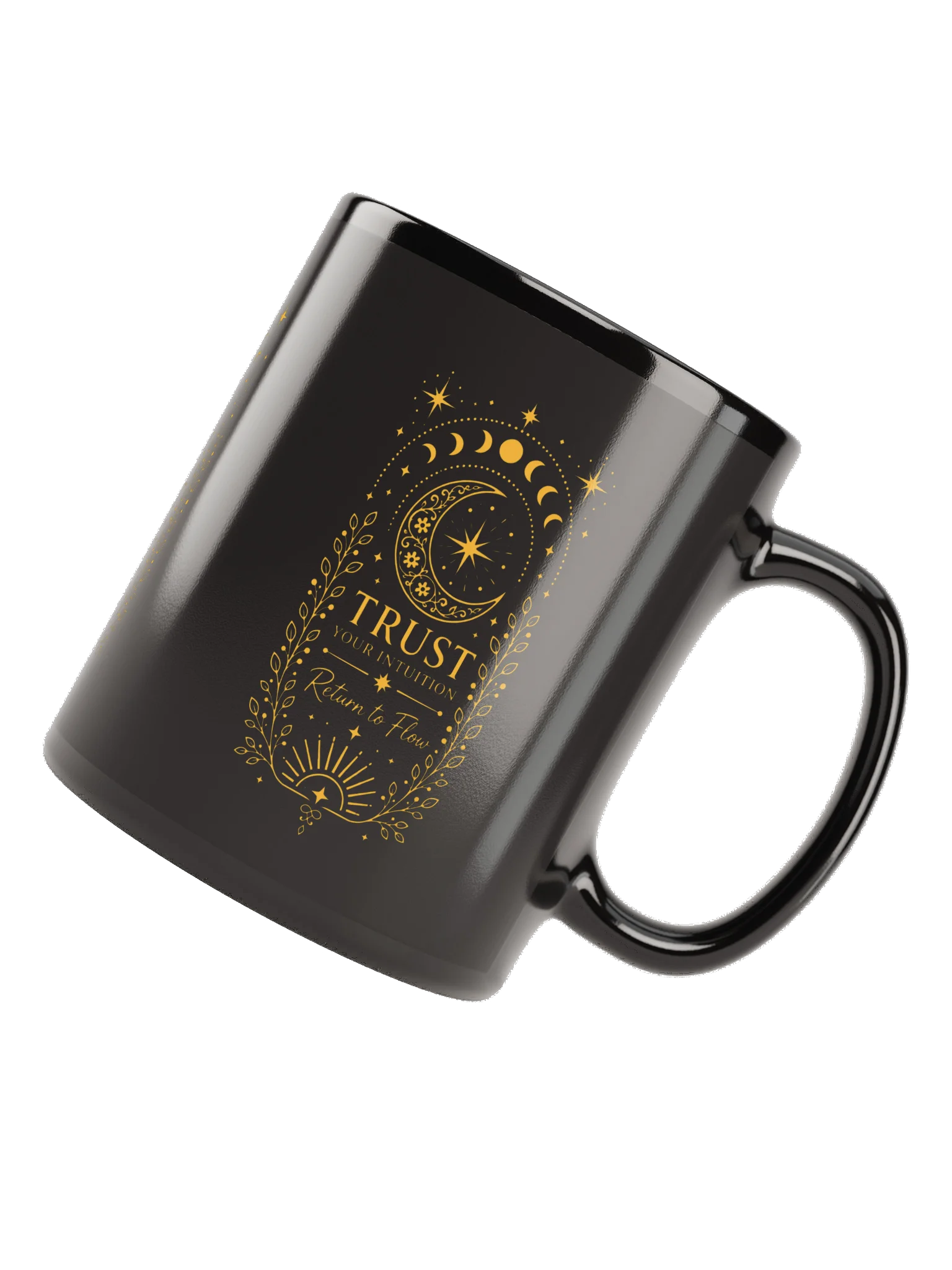 Trust Your Intuition Black and Gold Mug product image (6)
