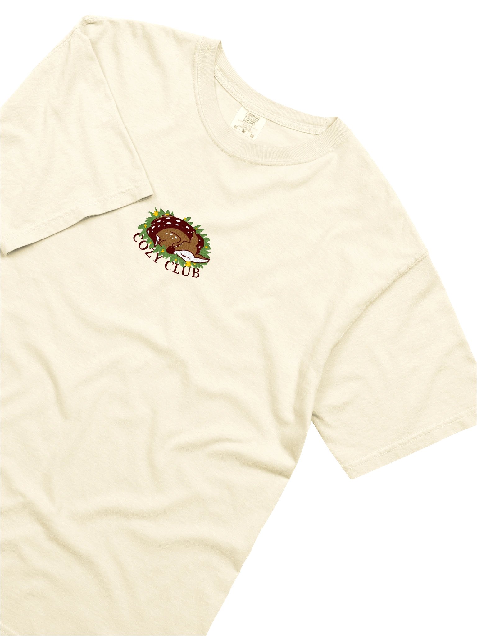 "Cozy Club" Embroidered T-Shirt product image (9)