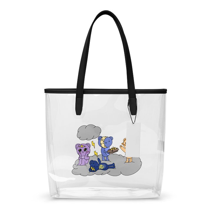 Night Bears Clear Tote Bag product image (1)