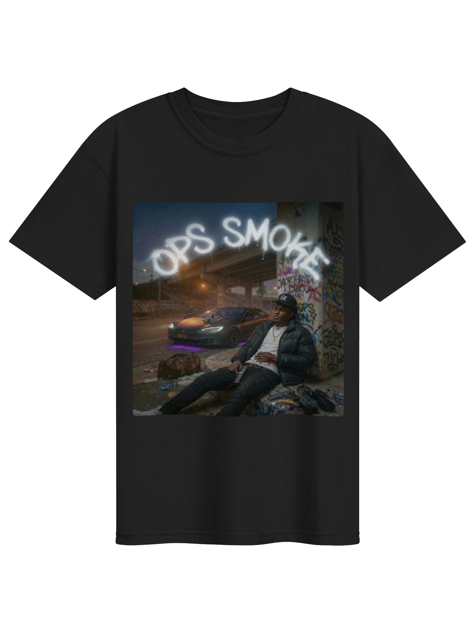 OPS SMOKE ~ tee product image (1)