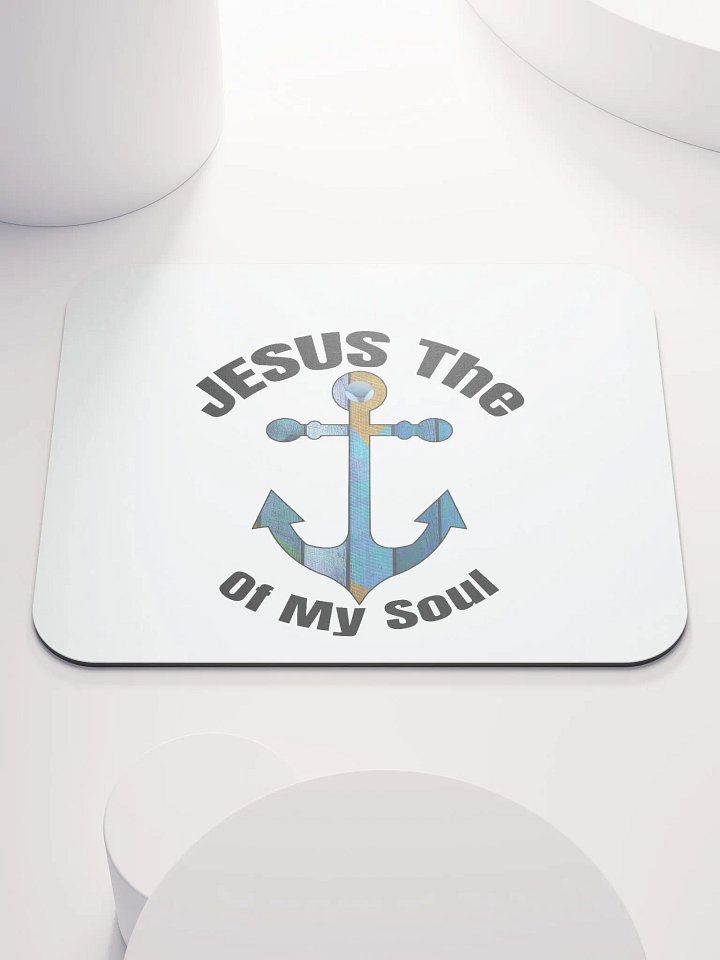 Nautical Luxe Anchor Mouse Pad product image (1)