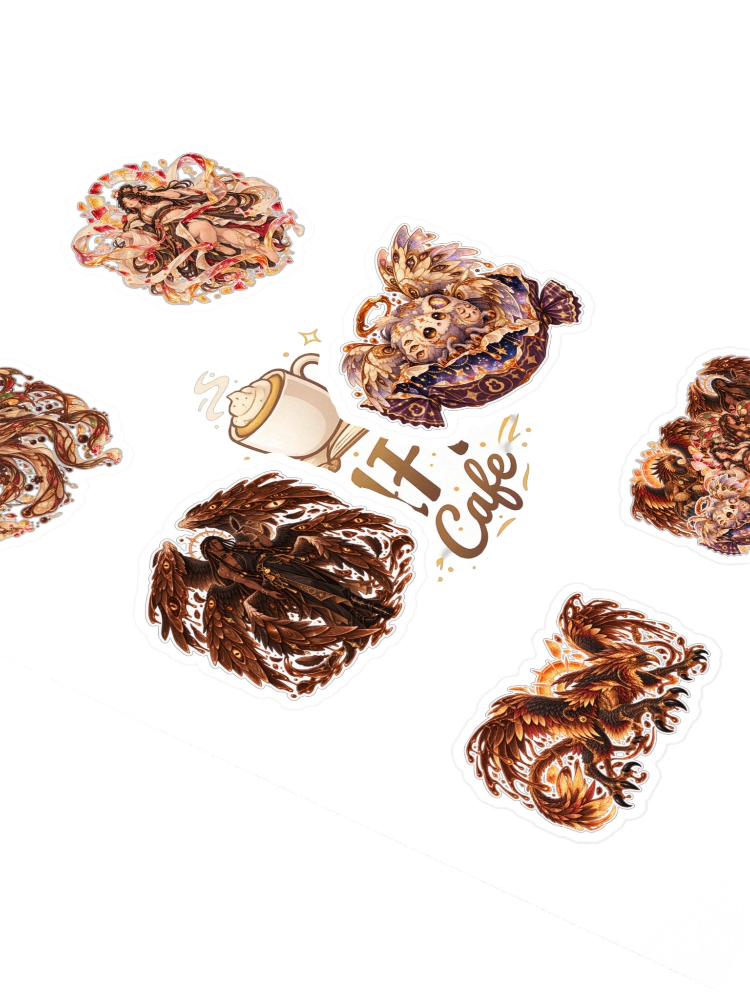 Midnight Truffles: Fallen Angels — 6 Sticker Pack product image (2)
