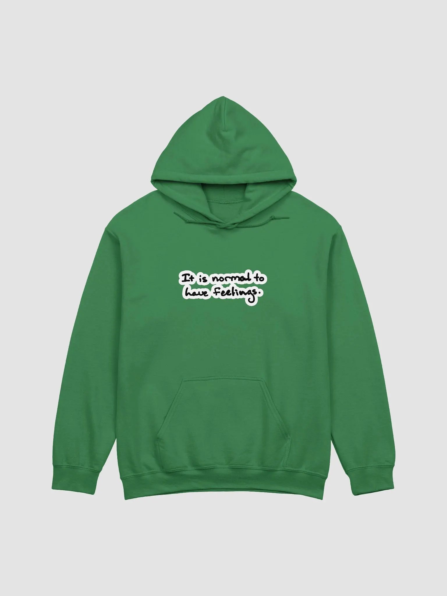 It is normal to have feelings. (bubble design) classic hoodie product image (38)