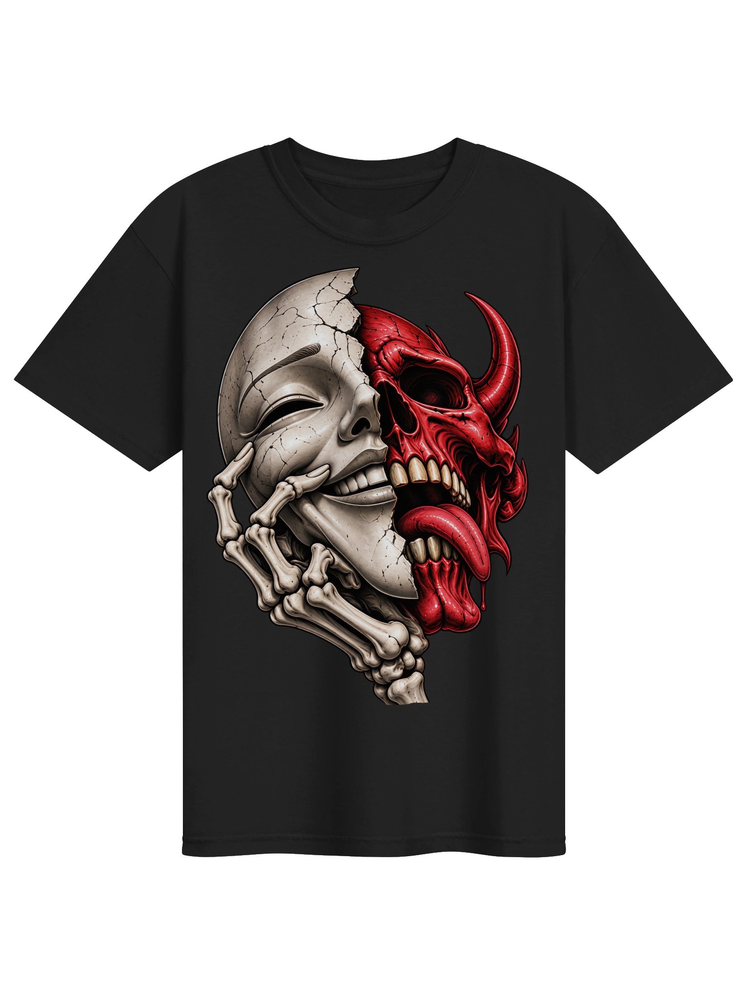 Two Faces of Hell — Demon Skull T-Shirt product image (7)