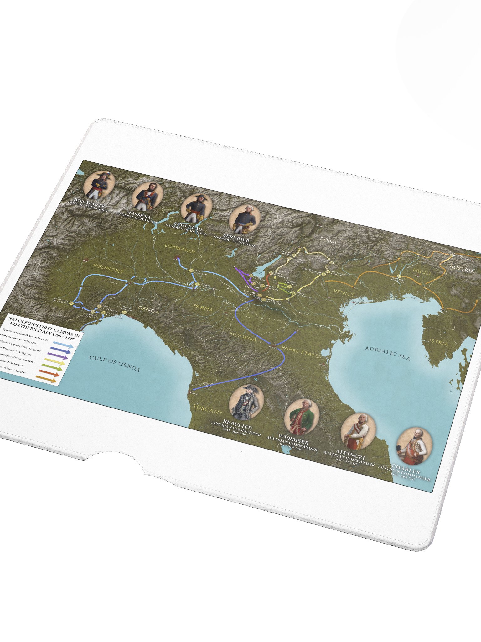 Napoleon's First Campaign - Gaming Mouse Pad product image (3)