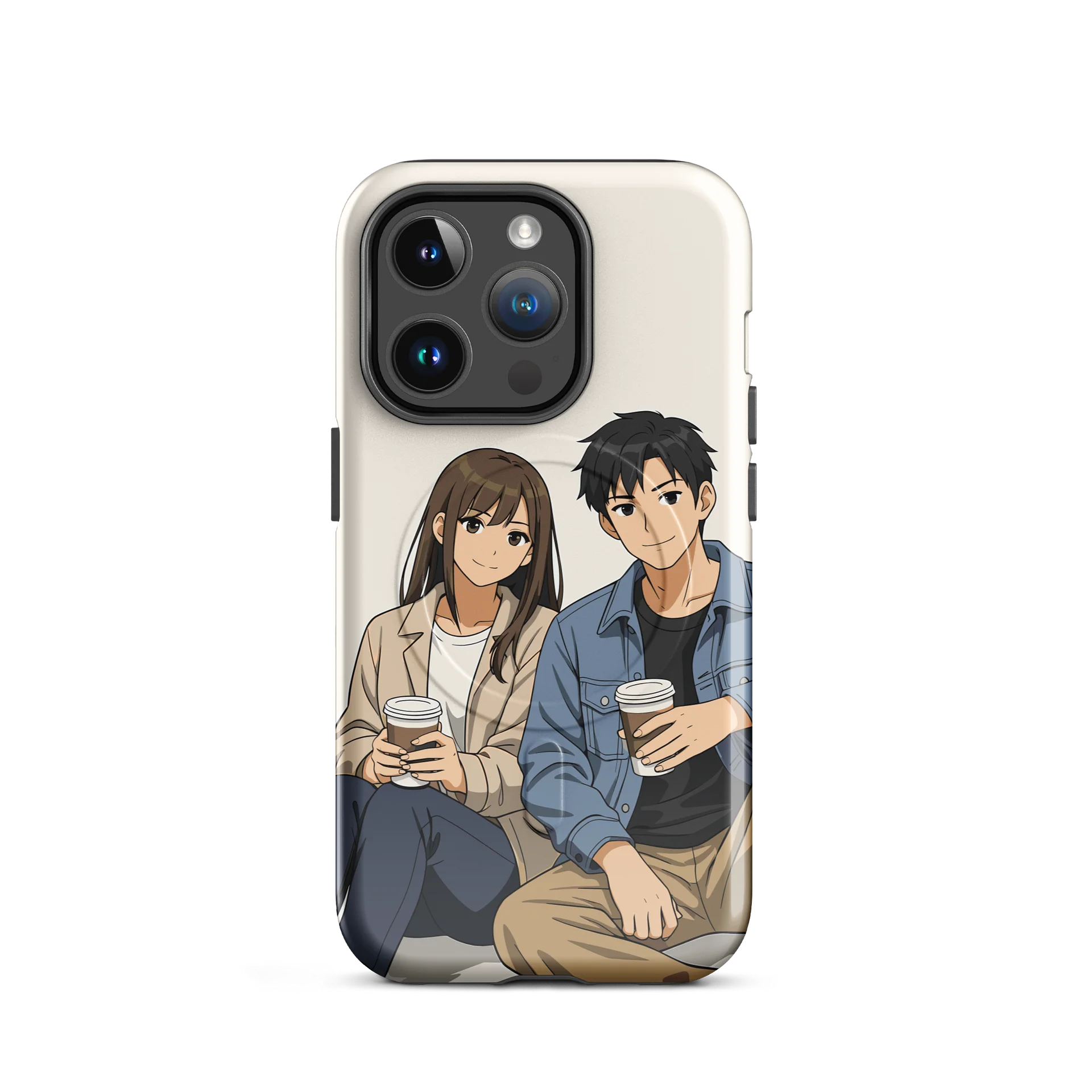 Coffee Date Couple iPhone Tough Case product image (2)