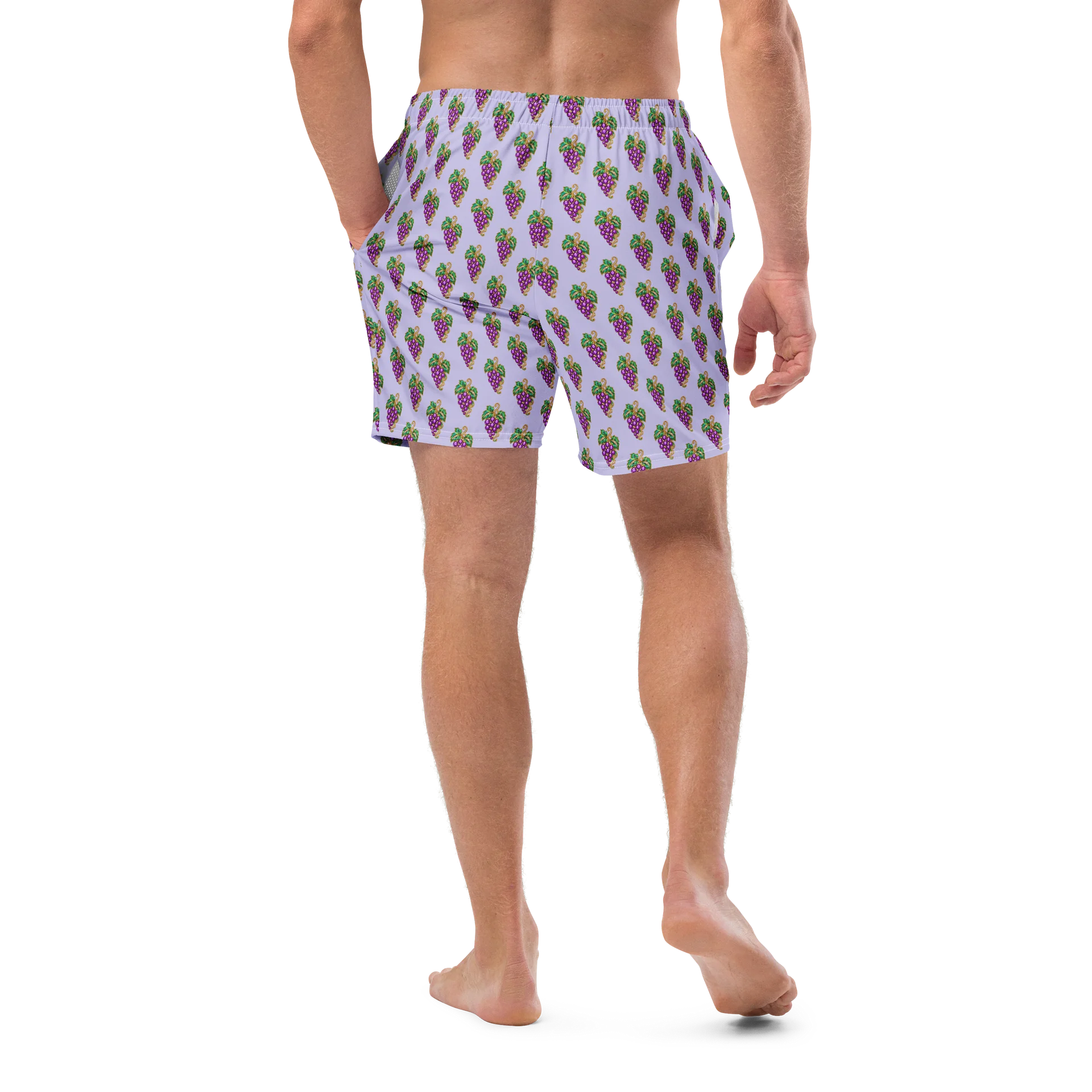 Grape Grove All-Over Print Swim Trunks product image (10)