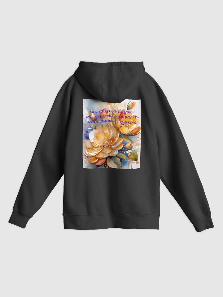 Gratitude's Golden Bloom Premium Hoodie product image (2)