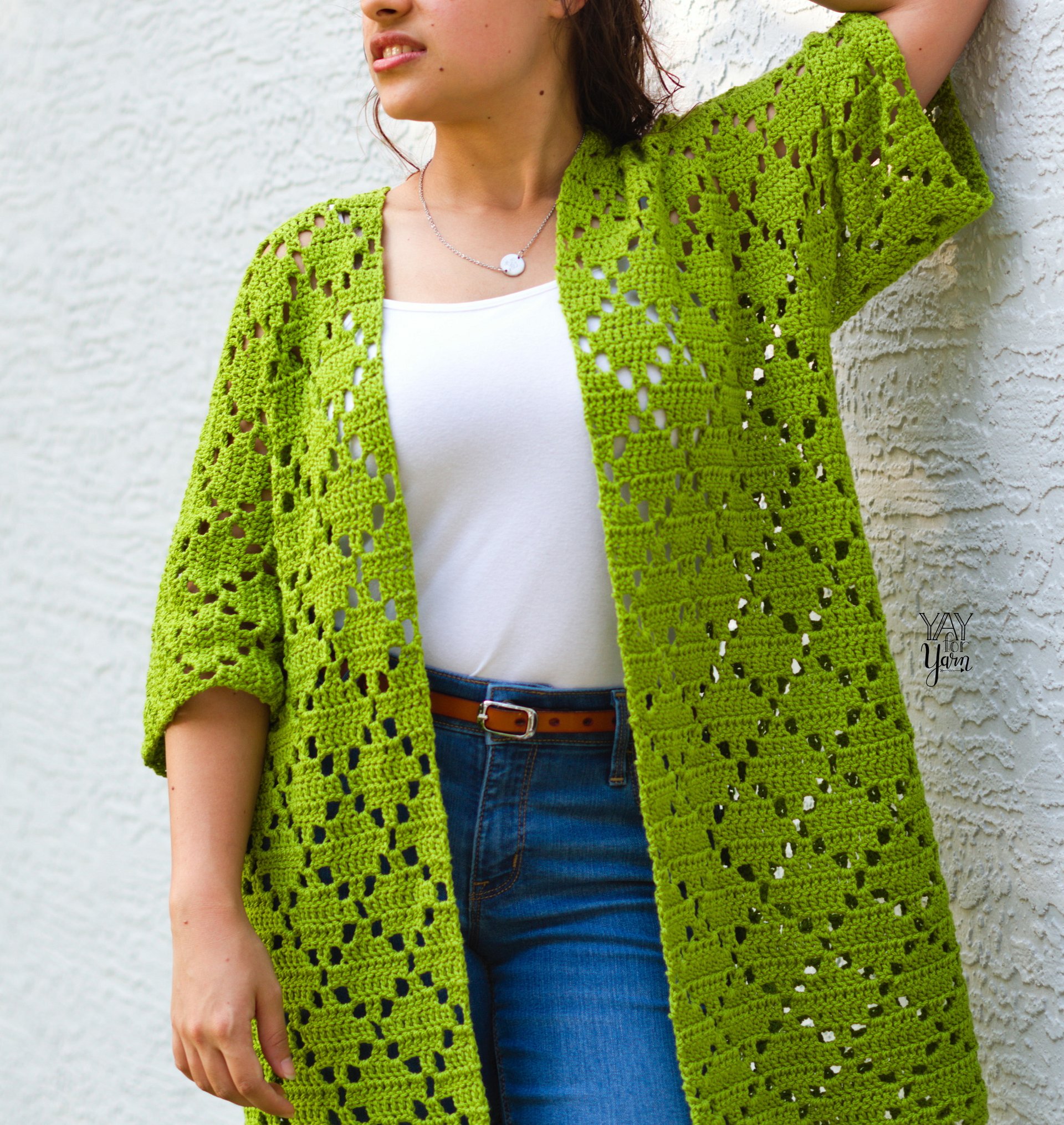 Diamond Cardigan - PDF Crochet Pattern & Video Tutorial product image (6)
