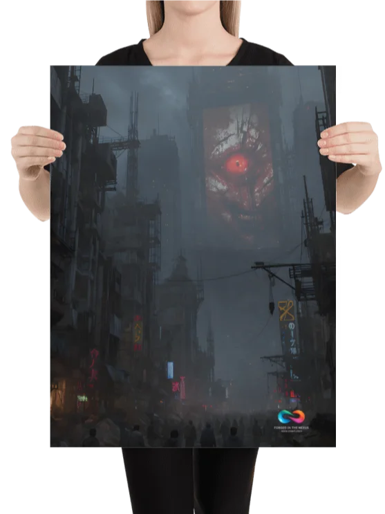 CINEMATIC ART POSTER – DYSTOPIAN FUTURE #011 product image (2)