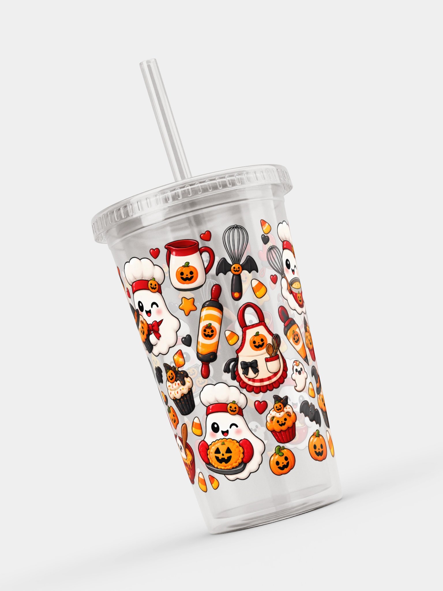 Halloween X Chef Mashup Clear Wall Tumbler 16 Oz (473 ml) product image (8)