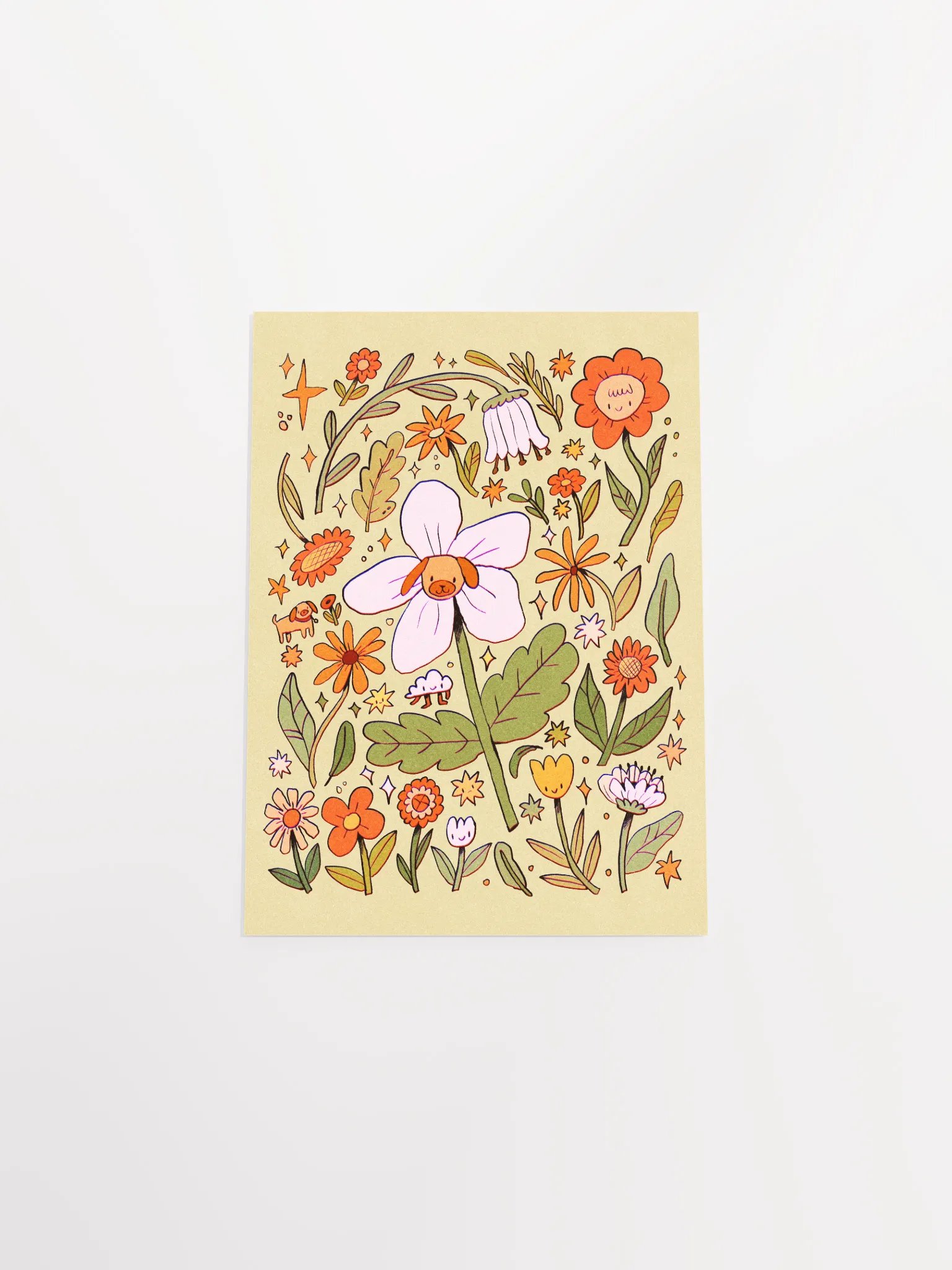 Flower Dog Print product image (5)