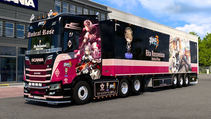 [ETS2] Rita Rossweisse (Umbral Rose) - Honkai Impact 3 [Combo Skin] product image (2)