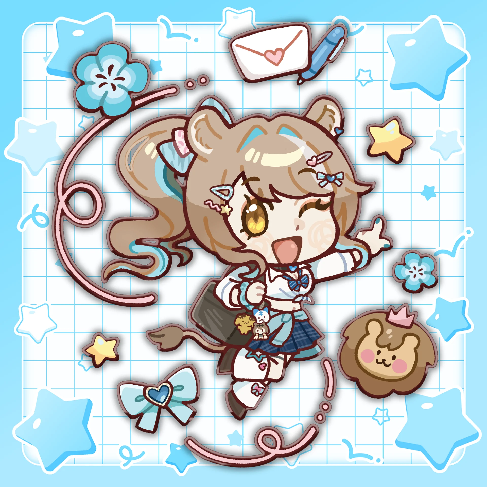 Hazumi Gyaru Time Sticker 🎀 product image (1)