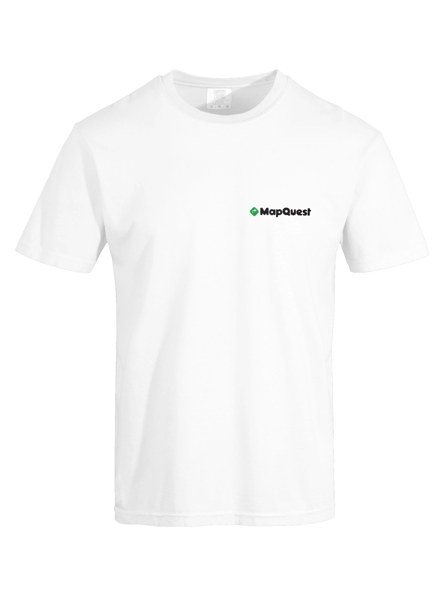 MapQuest Heavyweight White Embroidered Logo Tee product image (5)