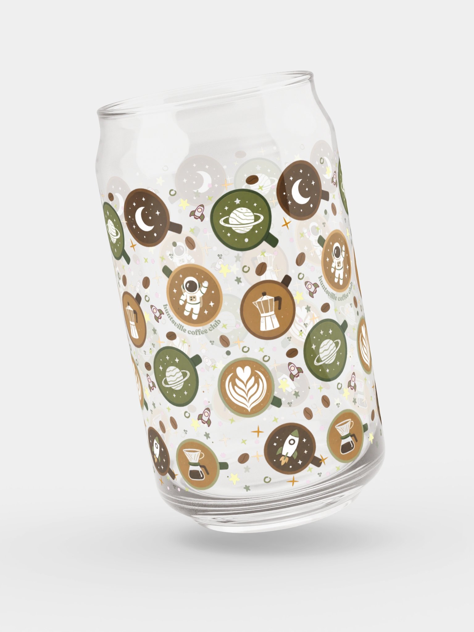 HuntsvilleCoffeeClub Can Glass product image (3)
