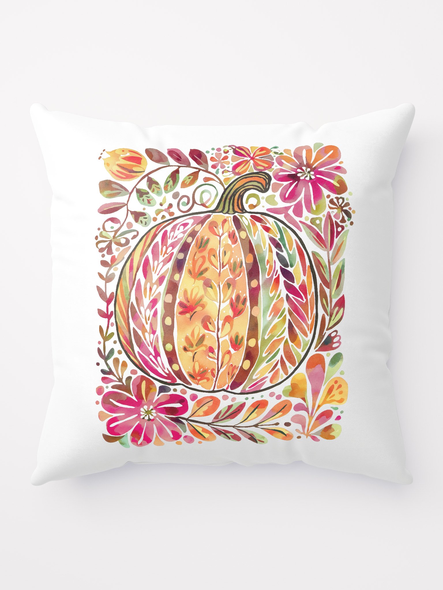 Vibrant Pumpkin Patch Pillow product image (5)