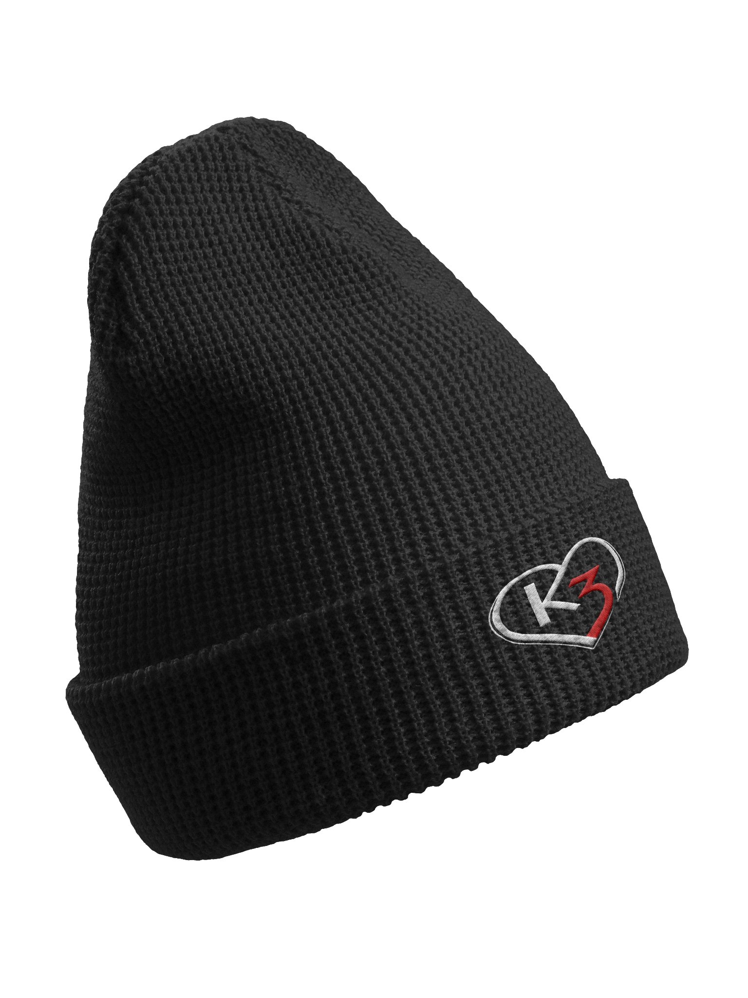 Carry the Feeling™ | Heartmark Waffle Beanie | Minimal Everyday Fit product image (7)