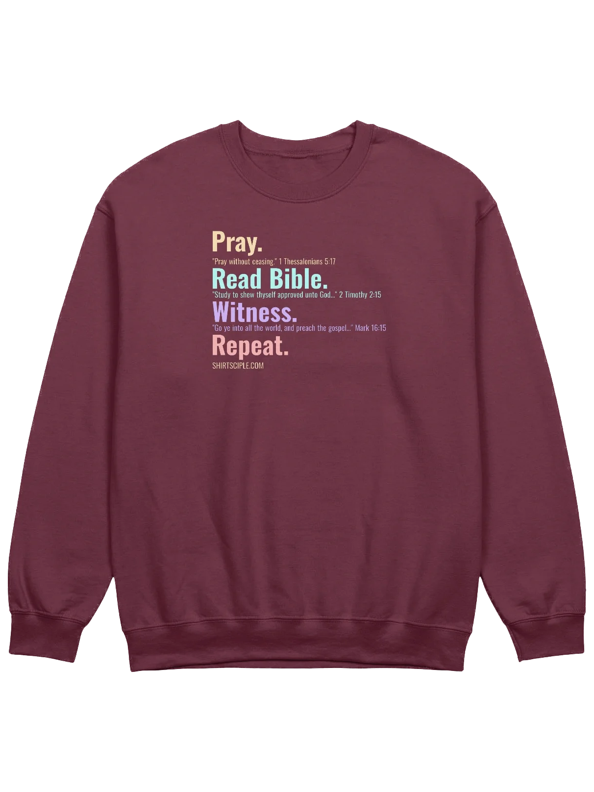 Pray Read Bible Witness Repeat Sweatshirt product image (9)