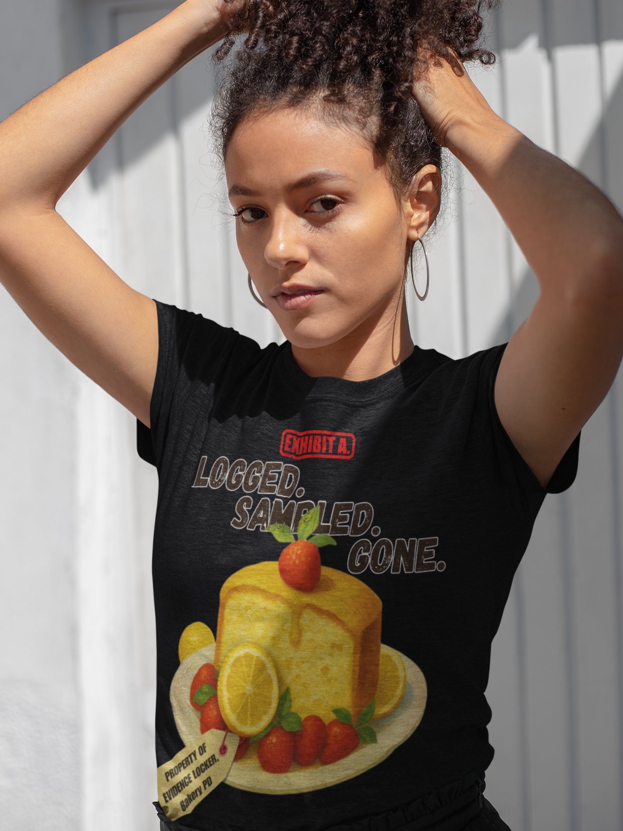 Lemon Pound Cake Evidence Division Shirt product image (41)