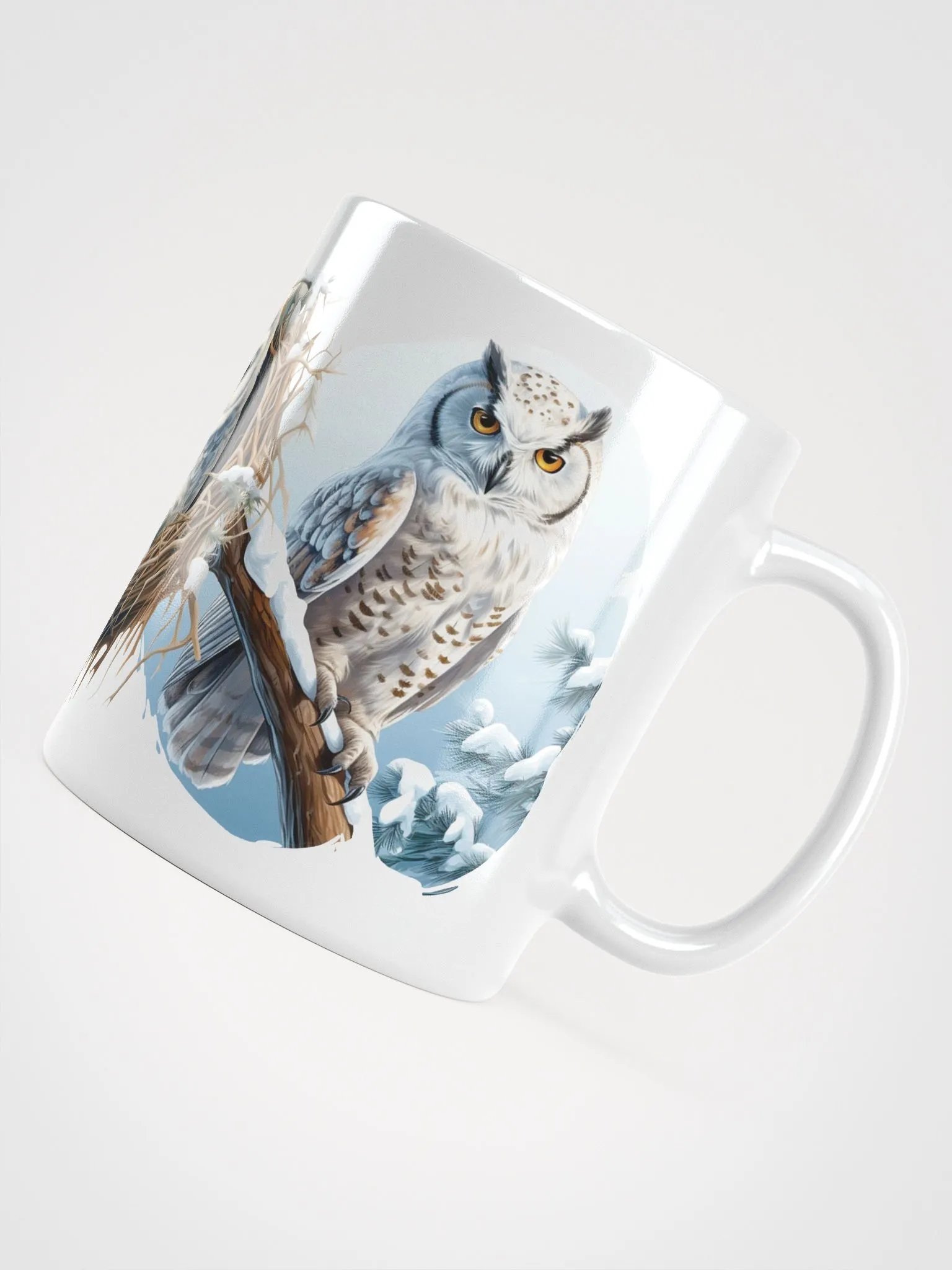 Snowy Owl Wonderland Mug product image (5)