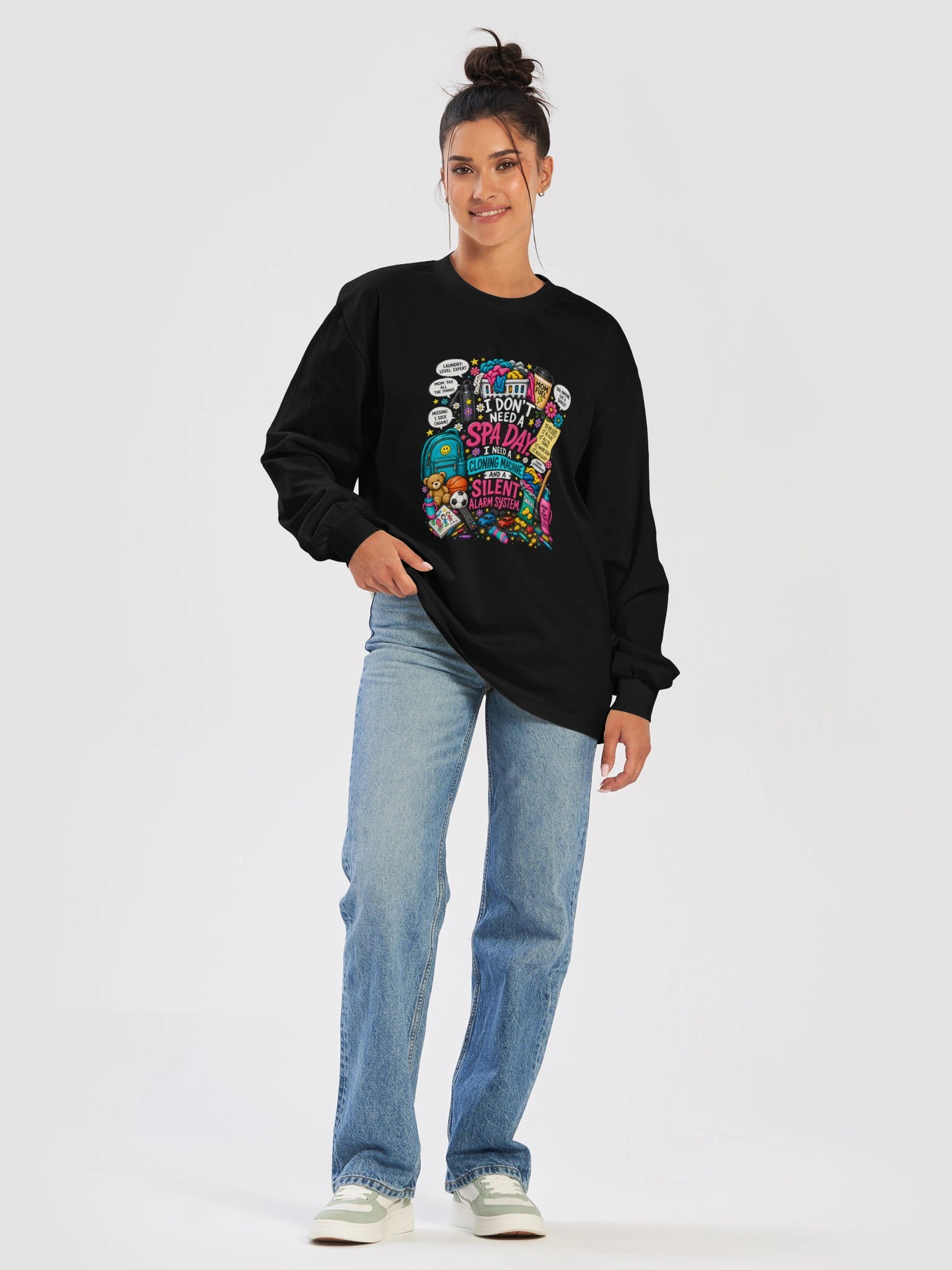 I Don't Need a Spa Day Mom Life Long Sleeve product image (5)