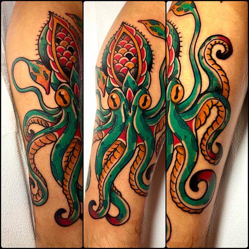 🐙 KRAKEN TIME 🐙

Finally got to lay down this big Kraken piece. 🙏Huge thanks to Blake for grabbing this one and sitting like ...