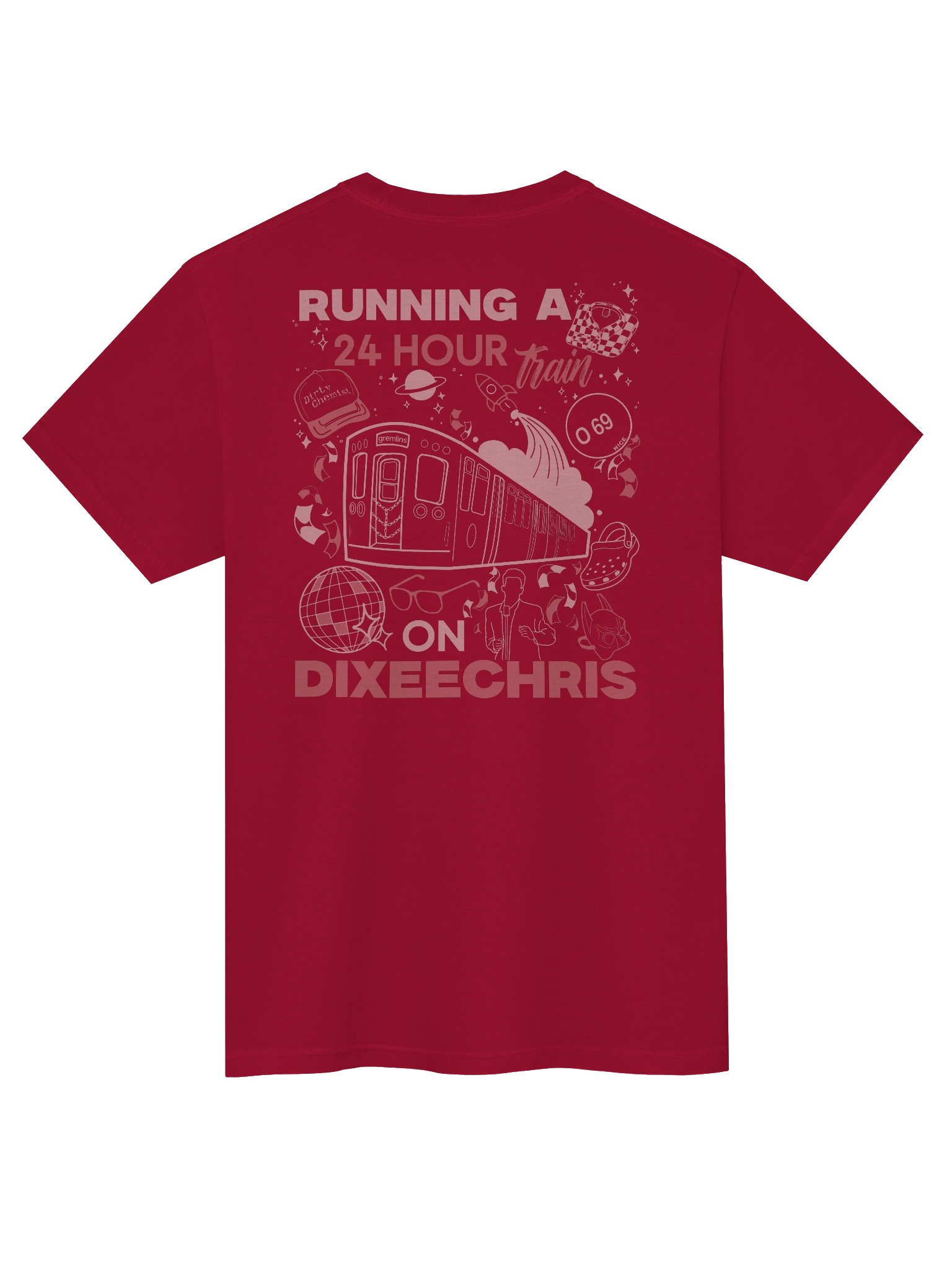24hr Train Pocket Tee - Pink product image (3)