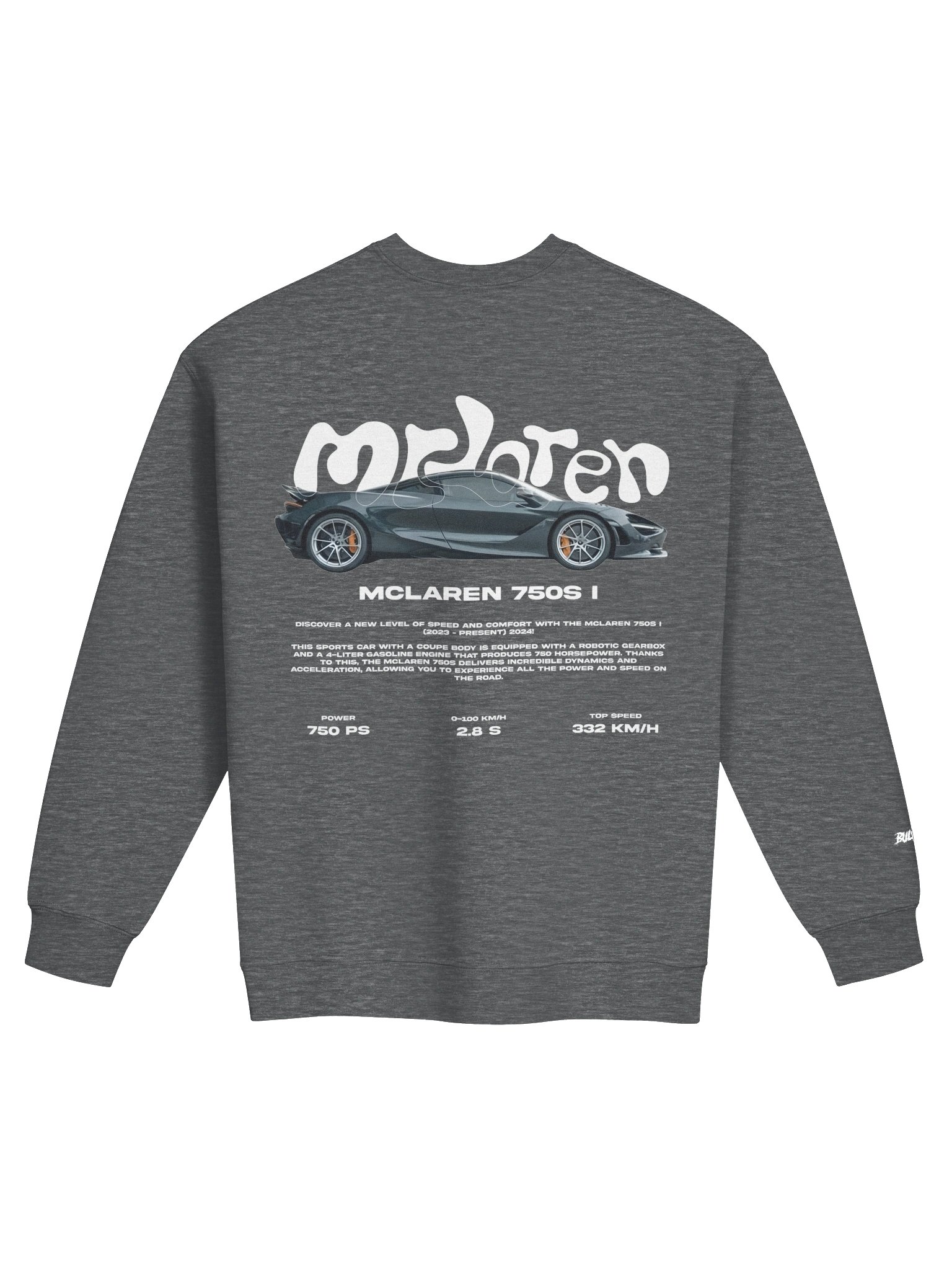 Mclaren 750S I Sweatshirt - Bulvant - 4hlkAUPVcU4