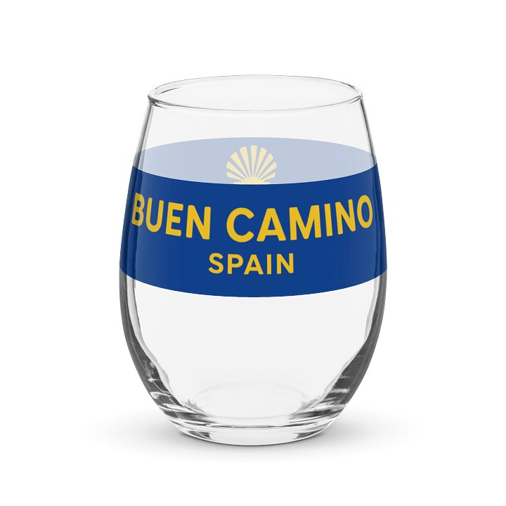 Buen Camino Francés - Stemless Wine Glass product image (1)